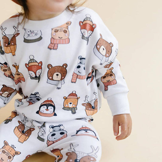 Lucky Panda Kids Jogger Set | Cozy Pals