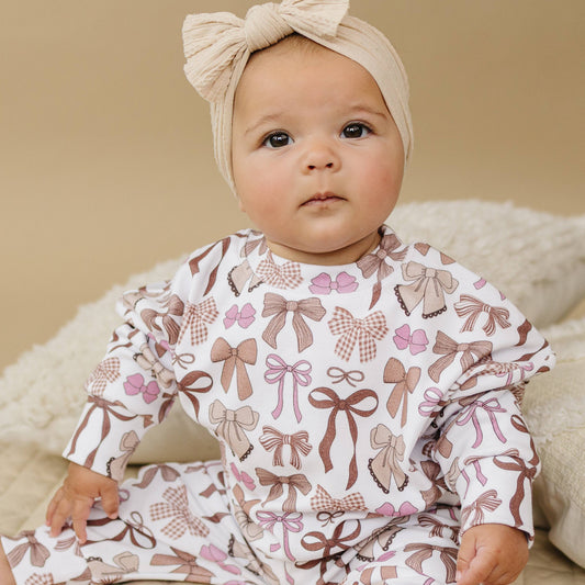 Jogger Set | Mocha Bows