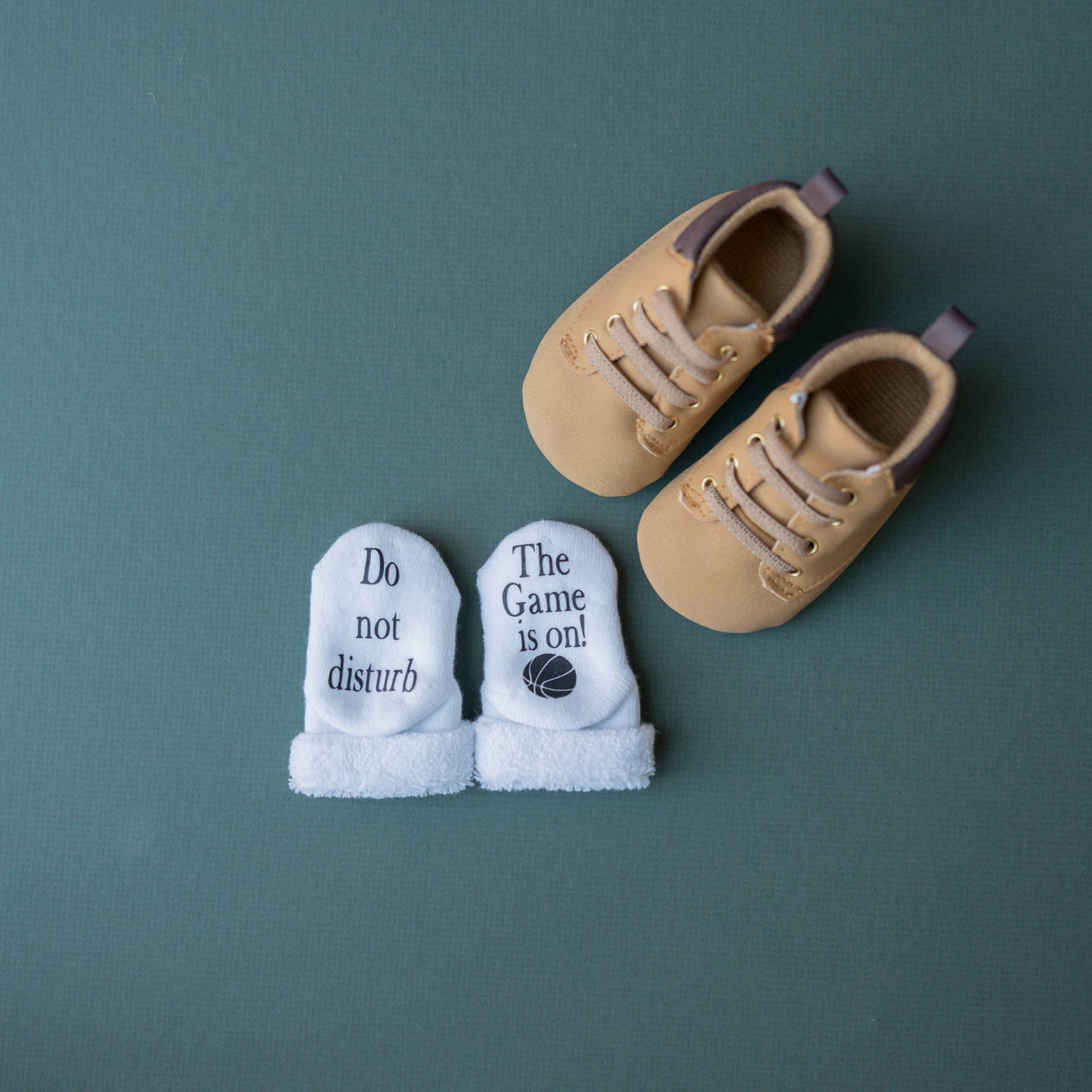 Basketball Socks Do not Disturb the Game is On Baby Socks