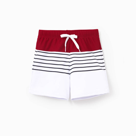 Red & White Toddler Trunks