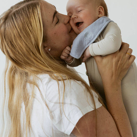 Stormy Muslin Bandana Bibs Set