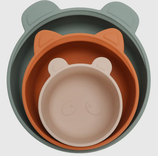 Ali+Oli (3pc) Stackable Snack Bowl Set