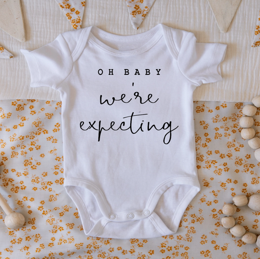 Oh Baby We're Expecting - Gerber Onesie