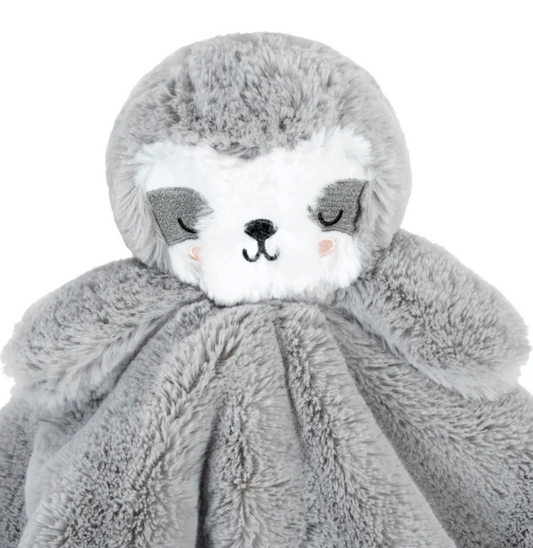 Just Born® Baby Neutral Sloth Security Blanket