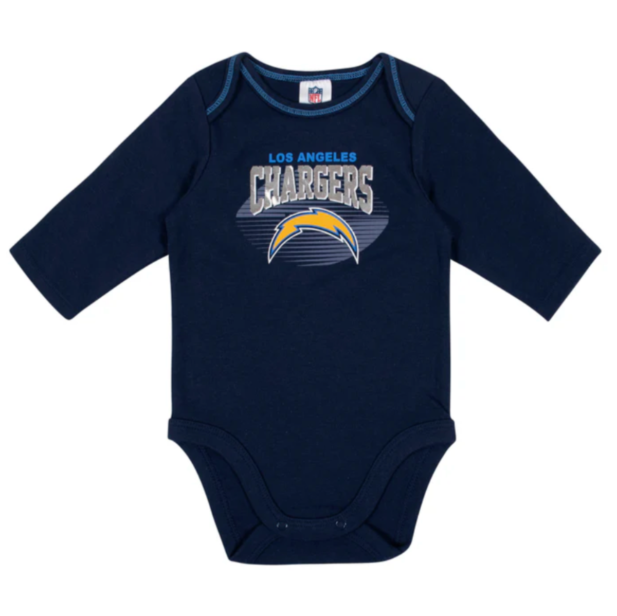Los Angeles Chargers Baby Long Sleeve Bodysuits, 2-pack - NFL Official - By Gerber