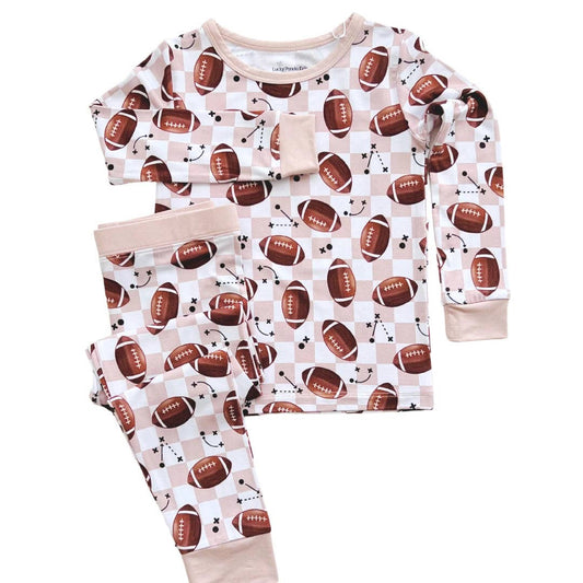 Bamboo Two Piece Kids Clothing Set | Game Day