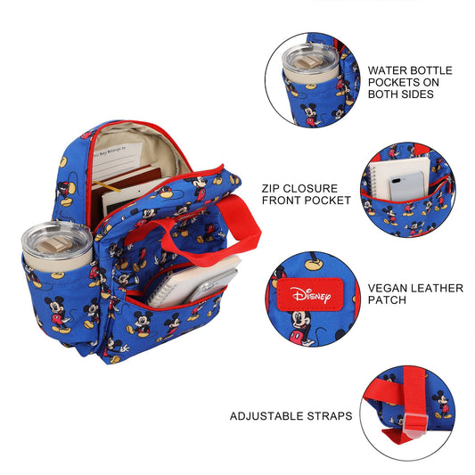 Mickey Mouse Classic All-Over Print 16” Toddler Backpack