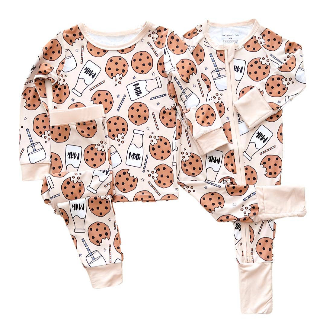 Bamboo Kids' Two Piece Set | Milk & Cookies