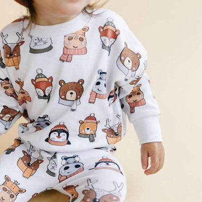 Lucky Panda Kids Jogger Set  |  Cozy Pals