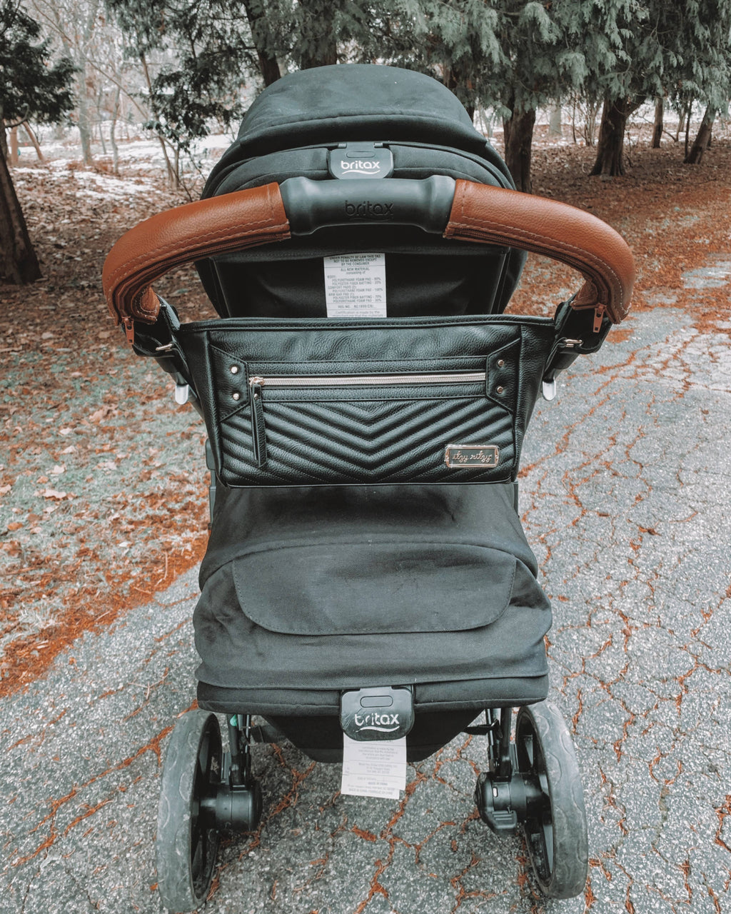 Jetsetter Black Travel Stroller + Wagon Caddy