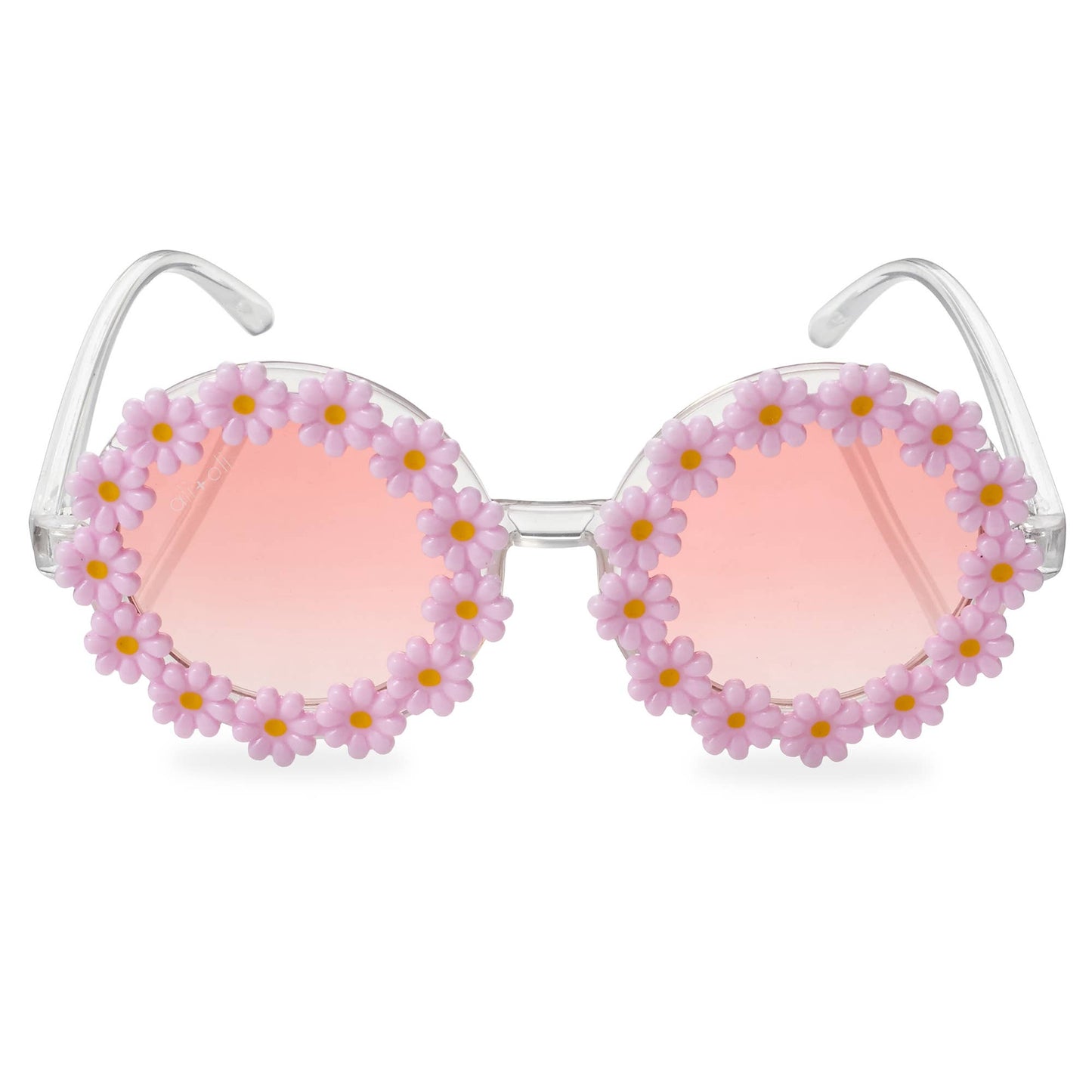 Sunglasses for Kids (Daisy Pink) Flower Frame