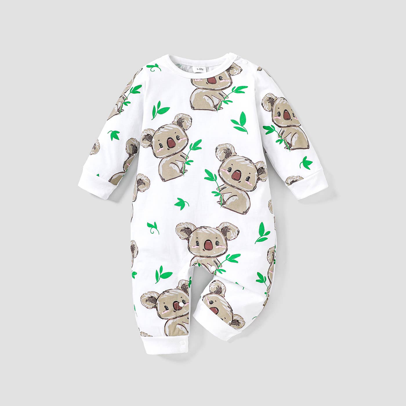 Baby Boy/Girl 100% Cotton Koala Jumpsuit