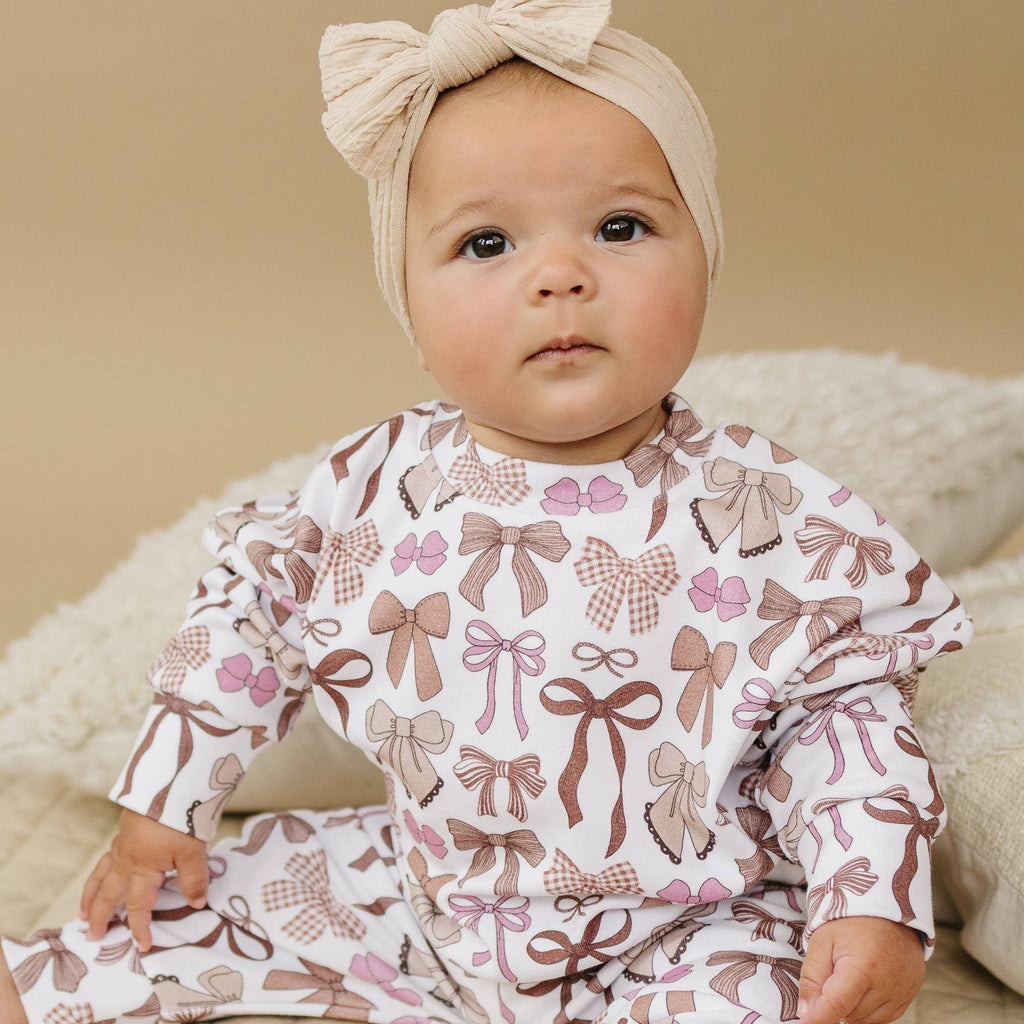 Jogger Set | Mocha Bows