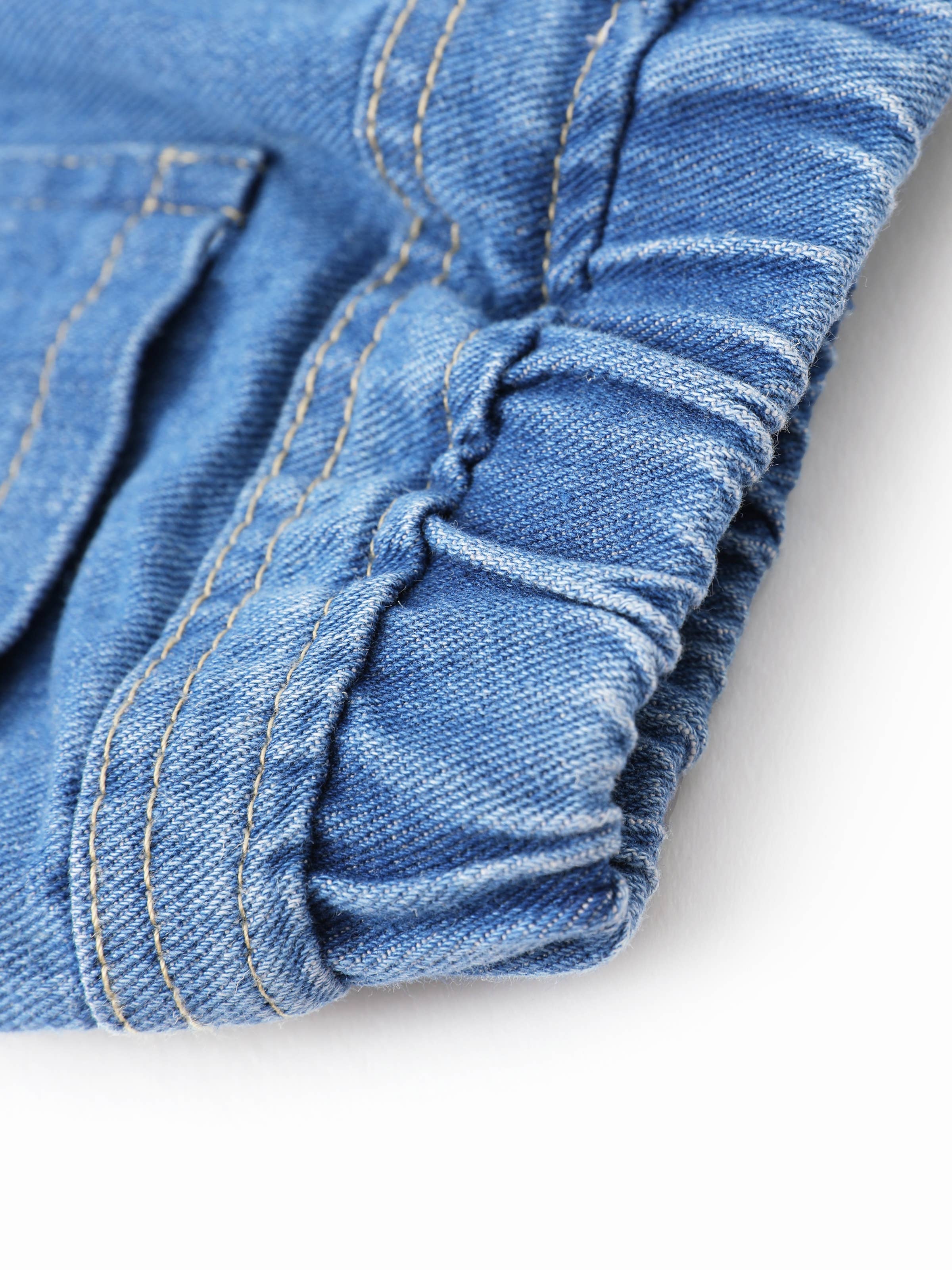 Baby Unisex Basic Ripped Denim Jeans