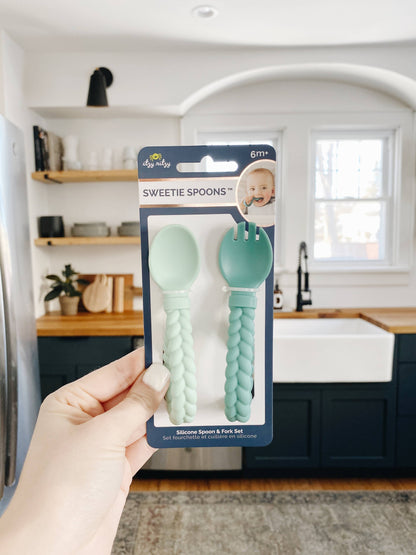 Itzy Ritzy Sweetie Spoons™ Spoon + Fork Set