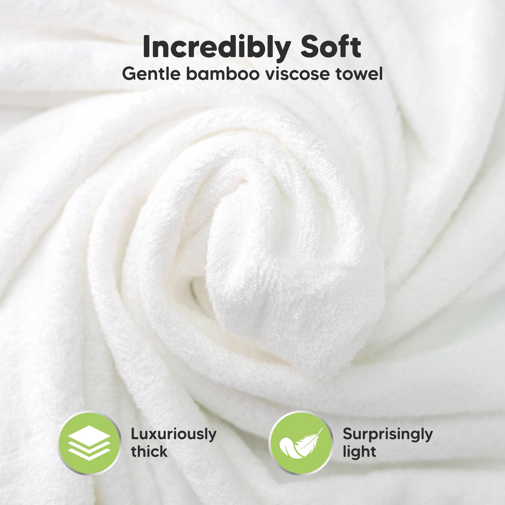 KeaBabies Cuddle Baby Hooded Towel