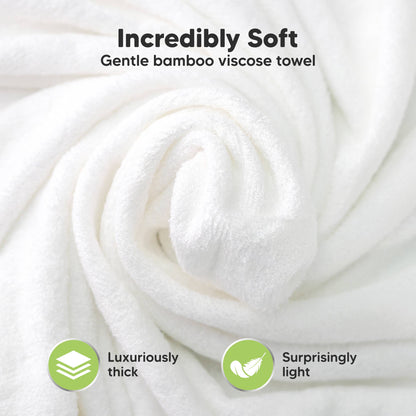 KeaBabies Cuddle Baby Hooded Towel