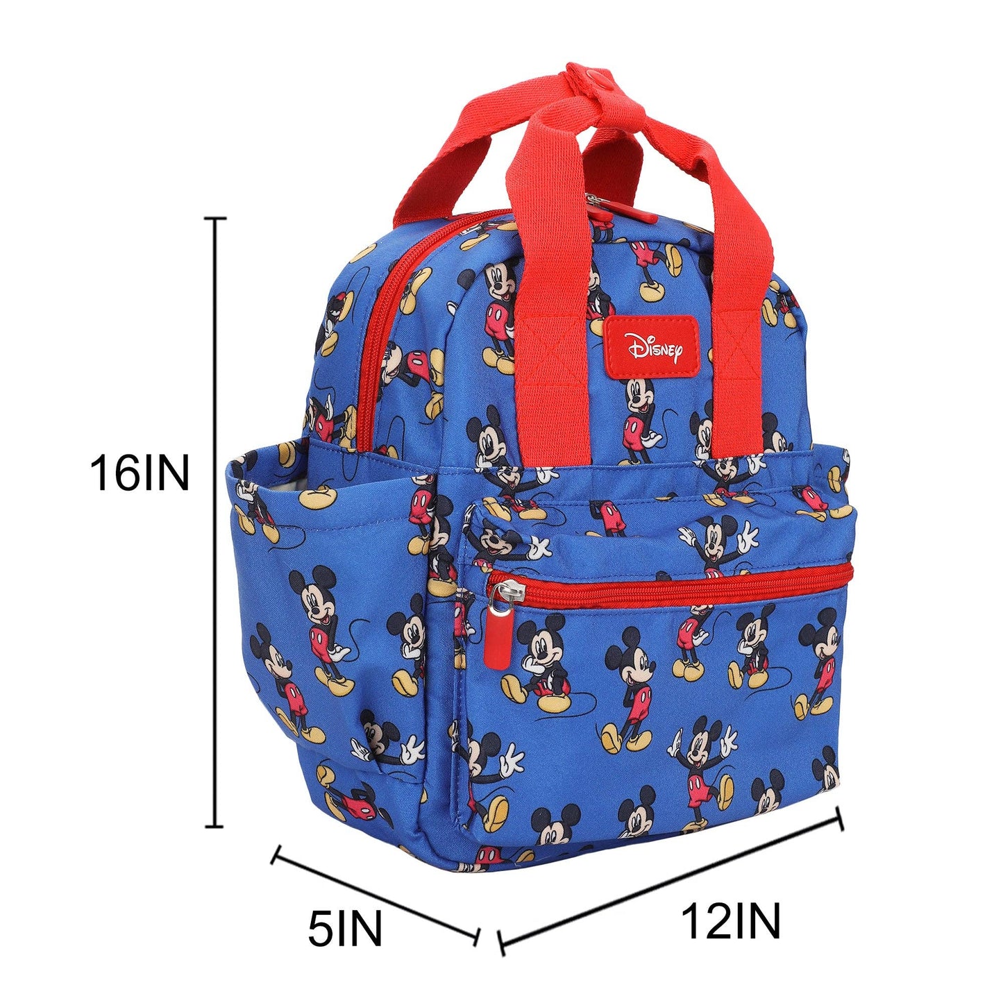 Mickey Mouse Classic All-Over Print 16” Toddler Backpack