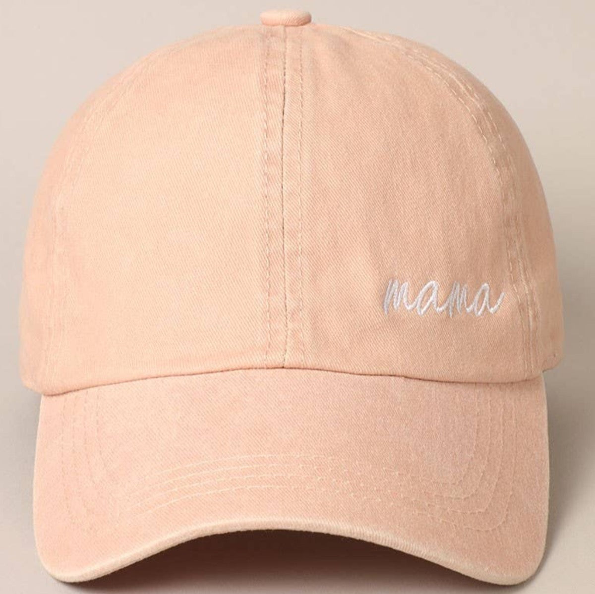 Mama Lettering Embroidery Baseball Cap