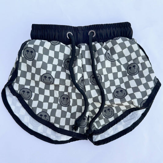 Checkered Swim Shorts