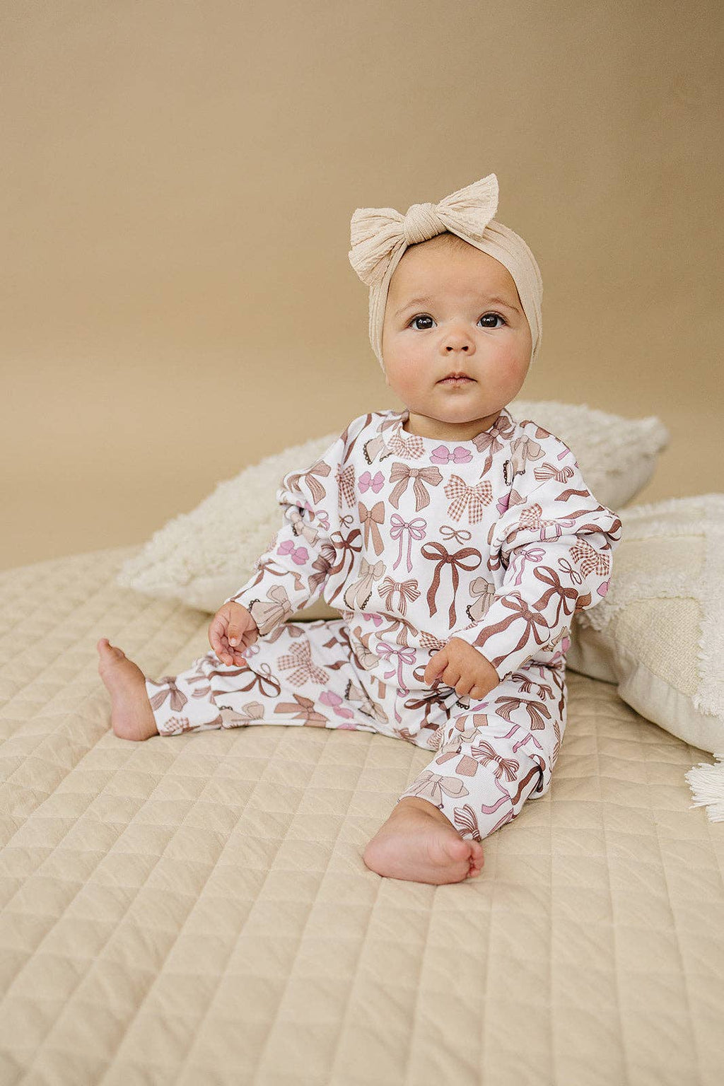 Jogger Set | Mocha Bows