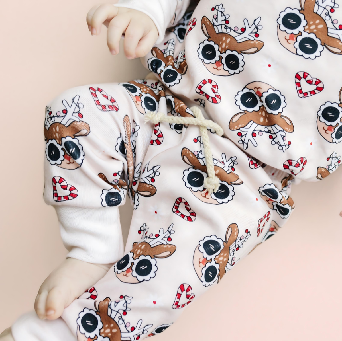 Christmas Baby & Kids Clothing Jogger Set |  Deer Holiday