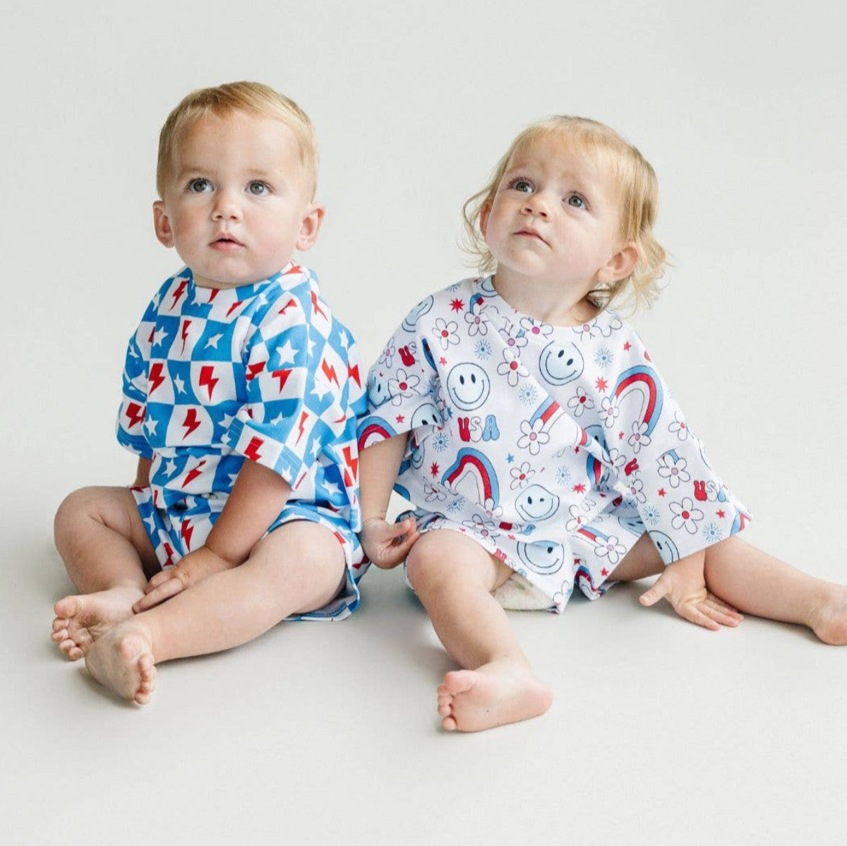 4th of July Kids' Shorts Set | Little Miss USA