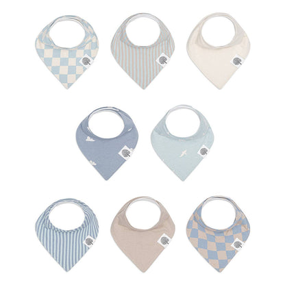 Cloud Bandana Bib Set (8 pack)