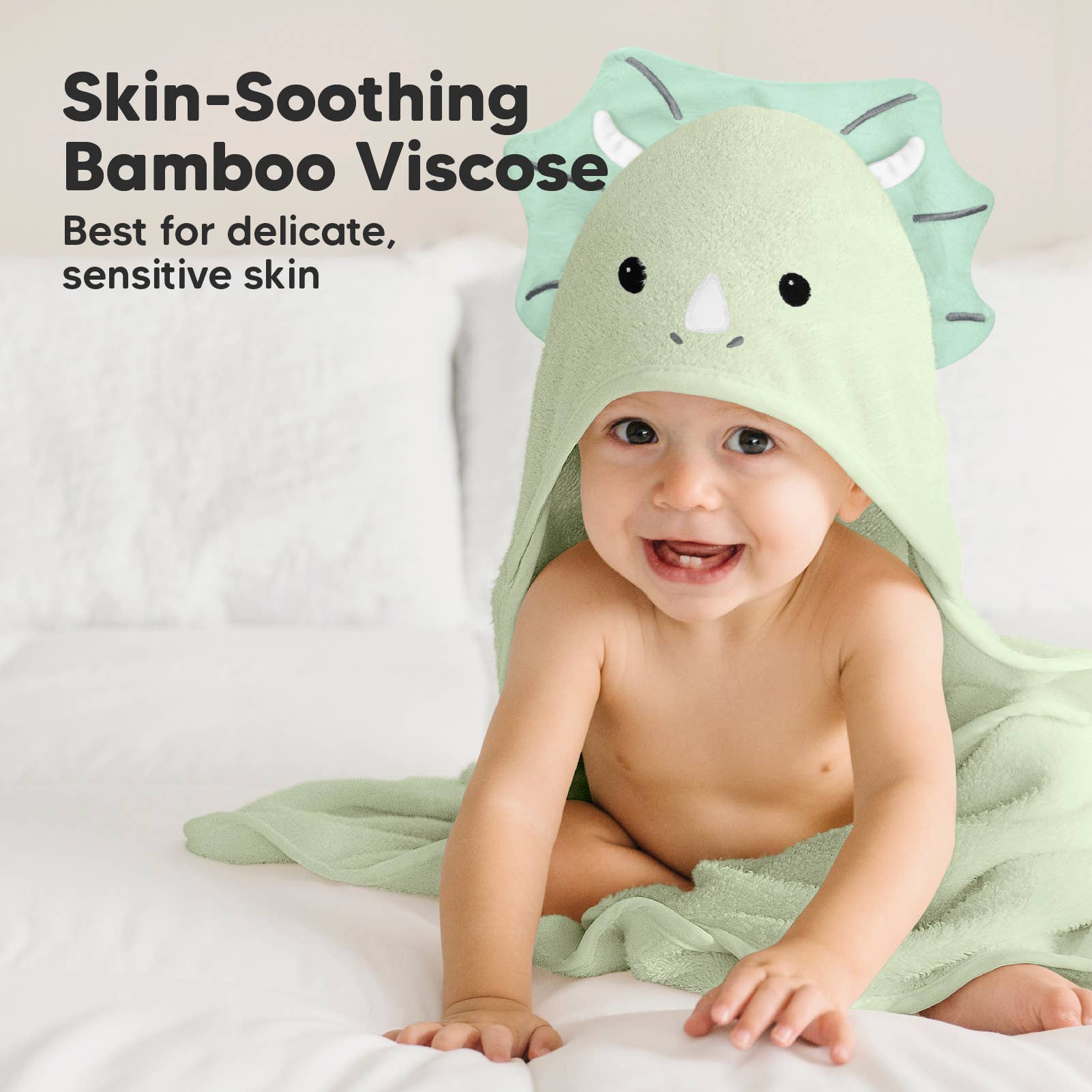 KeaBabies Cuddle Baby Hooded Towel