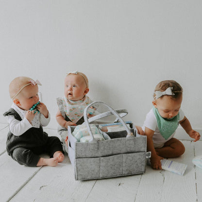 Diaper Caddy in Gray