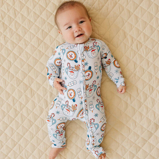 Bamboo Zip Romper | Merry Munchkins