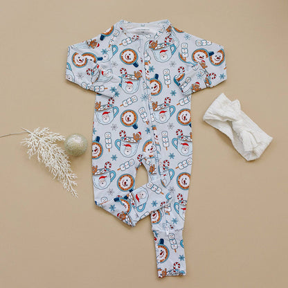 Bamboo Zip Romper | Merry Munchkins