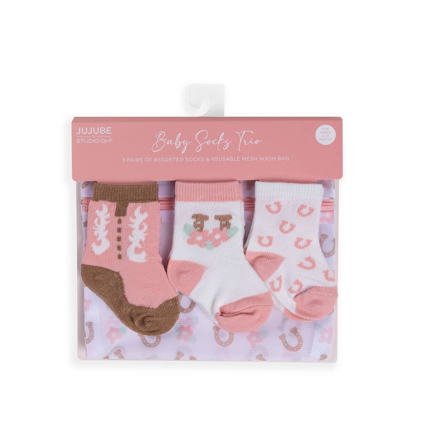 Baby Socks Trio  Bloomin' Boot (3-12M)