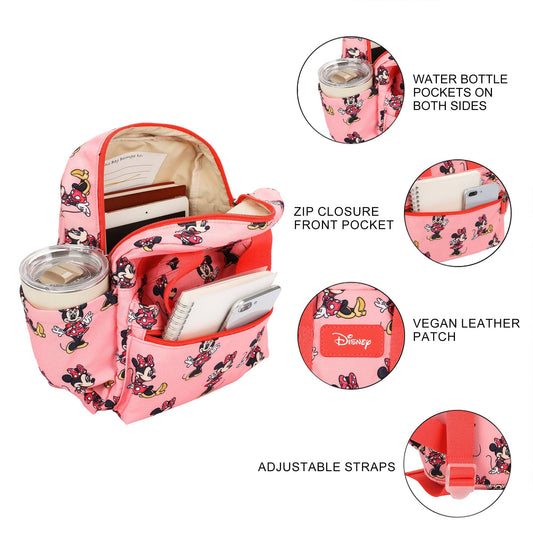 Minnie Mouse Classic All-Over Print 16” Toddler Backpack