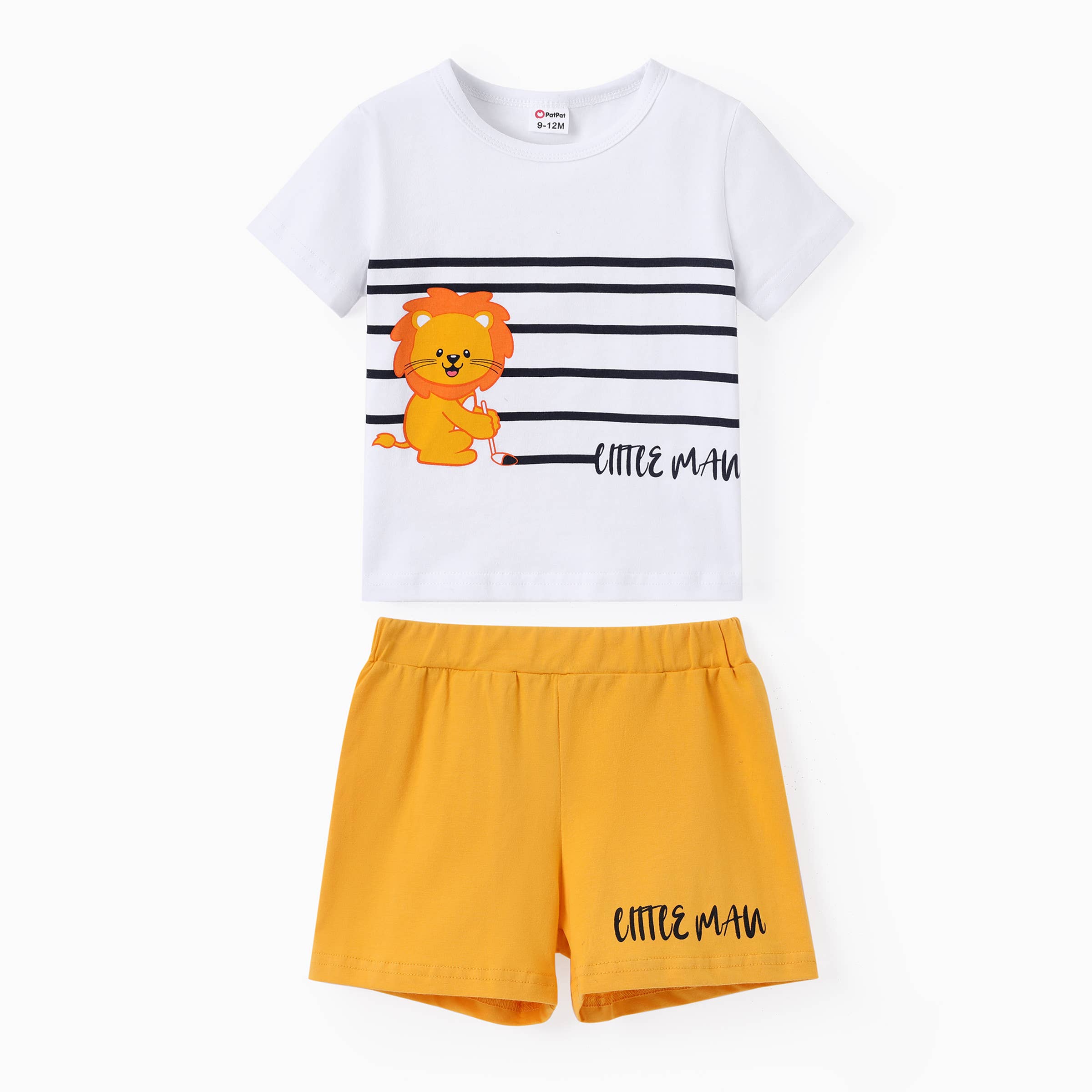 2pcs Baby Boy Cute Lion Pattern Set