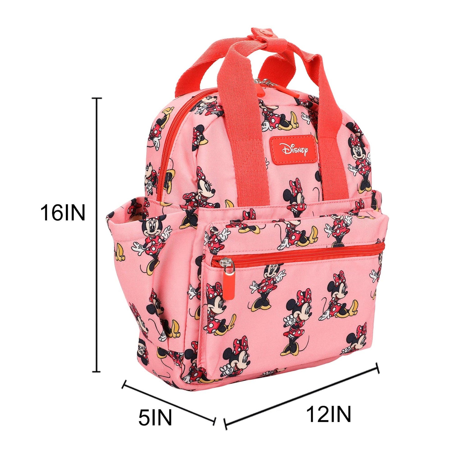 Minnie Mouse Classic All-Over Print 16” Toddler Backpack