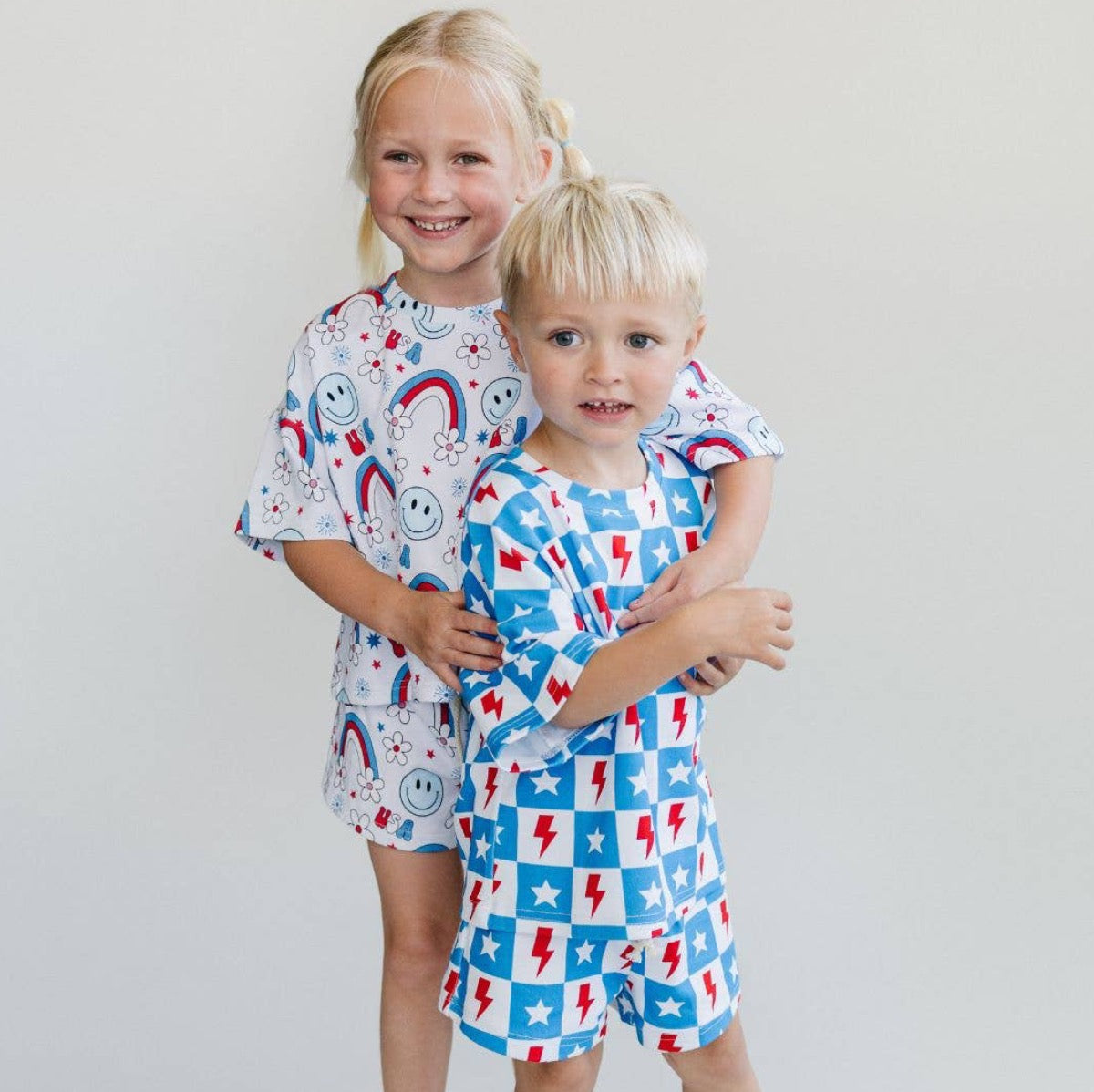 4th of July Kids' Shorts Set | Little Miss USA