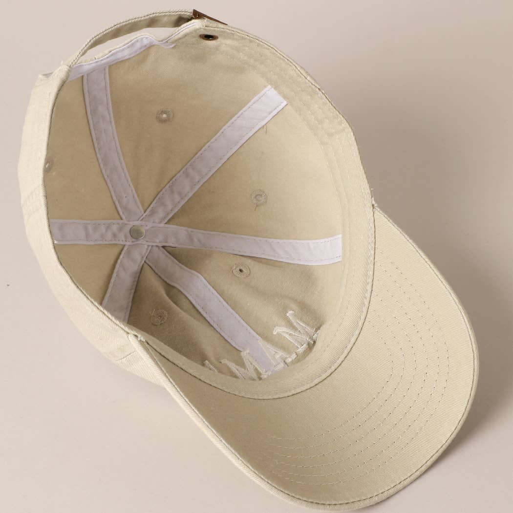 MAMA Embroidered Cotton Baseball Cap