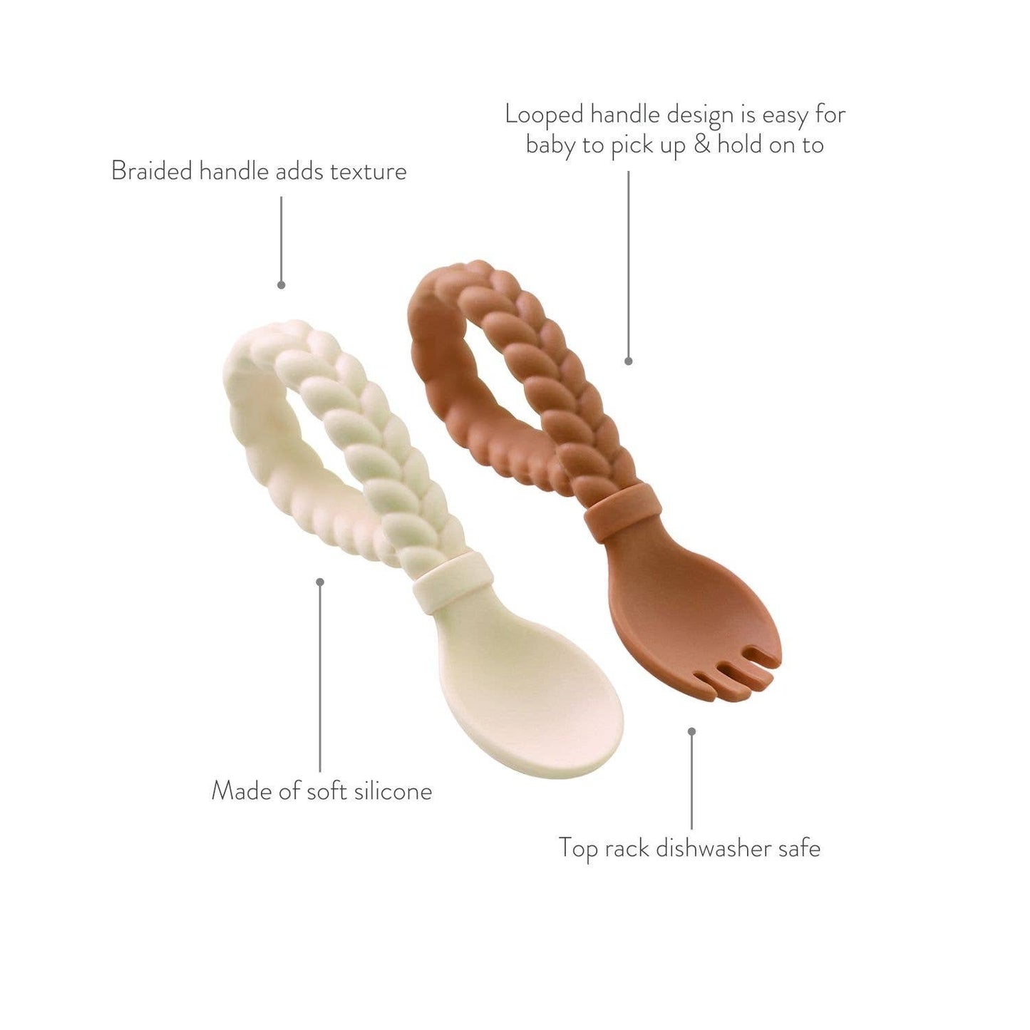 Itzy Ritzy Sweetie Spoons™ Spoon + Fork Set