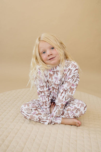 Jogger Set | Mocha Bows