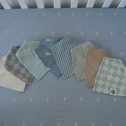 Cloud Bandana Bib Set (8 pack)