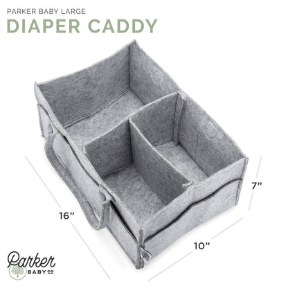 Diaper Caddy in Gray