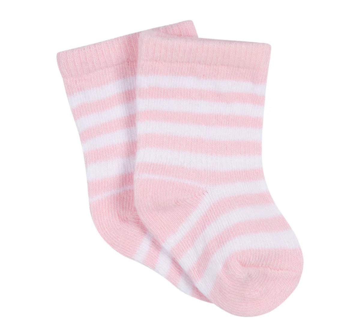 3-Pack Baby Girls Stars Jersey Crew Socks