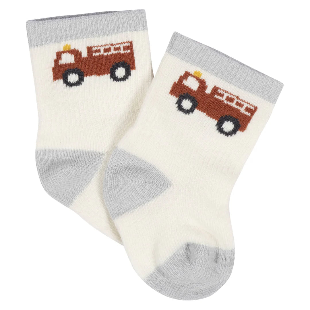 Gerber®
8-Pack Baby Boys Transportation Zone Jersey Wiggle Proof® Socks