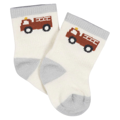 Gerber®
8-Pack Baby Boys Transportation Zone Jersey Wiggle Proof® Socks
