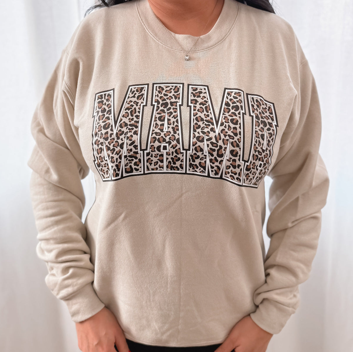 Mama Crewneck | Beige