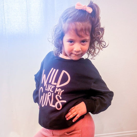 Wild Like My Curls Sweatshirt