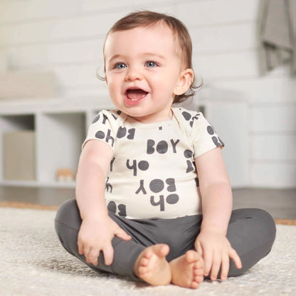 5-Pack Baby Boys Bicycle Organic Short Sleeve Onesies Bodysuits