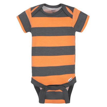 5-Pack Baby Boys Bicycle Organic Short Sleeve Onesies Bodysuits