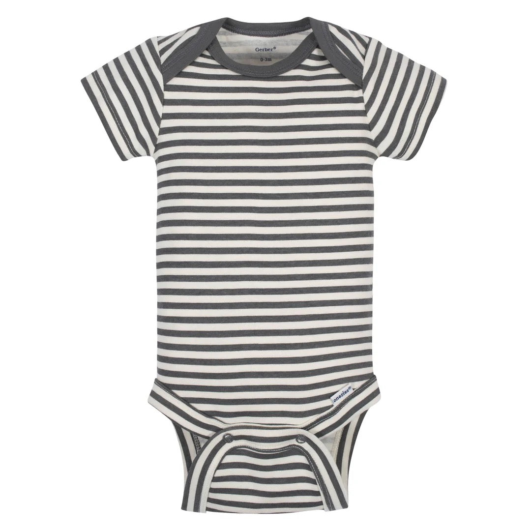 5-Pack Baby Boys Bicycle Organic Short Sleeve Onesies Bodysuits